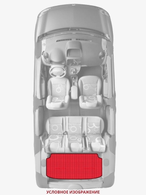ЭВА коврики «Queen Lux» багажник для Ford Focus RS (2G)